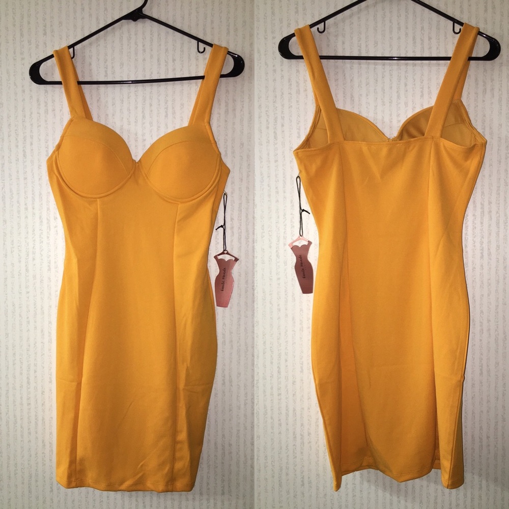 ❌SOLD❌Yellow Bodycon Dress